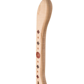 Brazos Walking Sticks Twisted Maple Hitchhiker Handle Walking Stick With Southwest Inlay, 55in