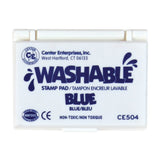 Ready 2 Learn Washable Stamp Pads, 2 1/4in x 3 3/4in, Blue, Pack Of 6