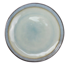 Load image into Gallery viewer, Gibson Laurie Gates Crackle Round Serving Plate, 13in, Blue