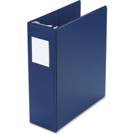 Wilson Jones Hanging 3-Ring Binder, 3in Square Rings, Blue