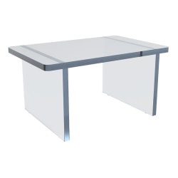 Azar Displays Deluxe Acrylic Monitor Riser Display, 6inH x 11-3/4inW x 7-3/4inD, Clear