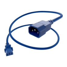 Load image into Gallery viewer, UNC Group - Power cable - power IEC 60320 C13 to IEC 60320 C14 - 250 V - 10 A - 3.5 ft - blue