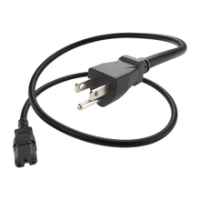 Load image into Gallery viewer, UNC Group - Power cable - NEMA 5-15P to IEC 60320 C15 - AC 250 V - 15 A - 8 ft - black