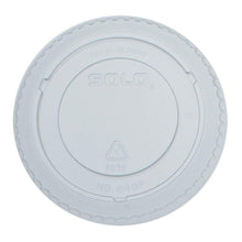 Load image into Gallery viewer, Dart Plastic Lids With Straw Slots, 12 Oz, Clear, Pack Of 1,000 Lids