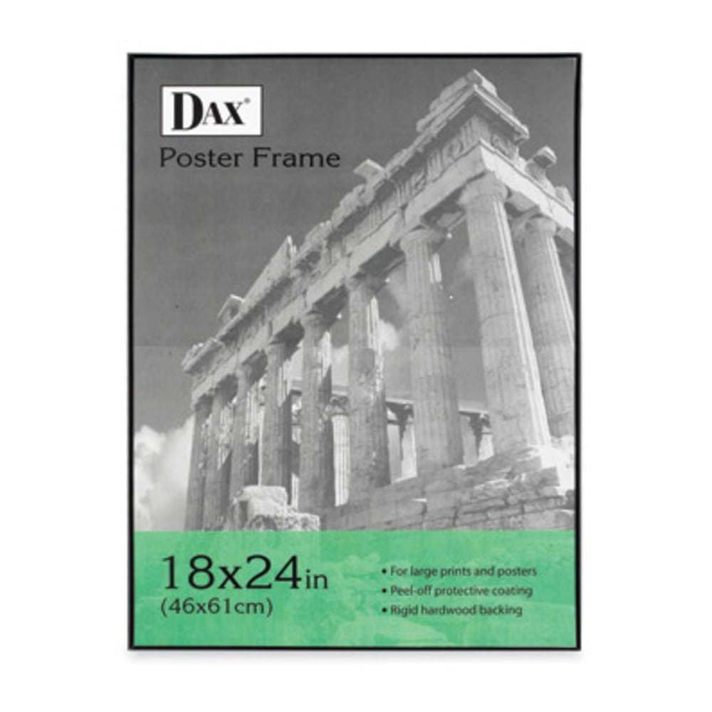 Burnes Black U-Channel Wall Mountable Poster Frame, For 16in x 20in Insert, Black