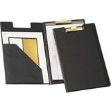 Cardinal Legal Pad Folio - 8 1/2in x 14in - 100 Sheet Capacity - 1 Inside Front Pocket(s) - Vinyl, Polyvinyl Chloride (PVC) - Black - 1 Each