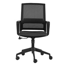 Load image into Gallery viewer, Eurostyle Livia Mesh Mid-Back Home Office Chair, Black