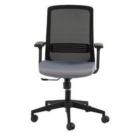 Eurostyle Spiro Fabric High-Back Commercial Office Chair, Black