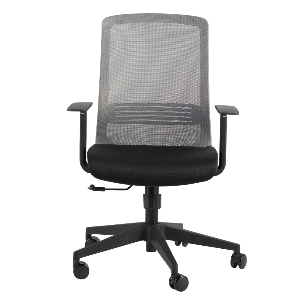 Eurostyle Spiro Fabric High-Back Commercial Office Chair, Gray