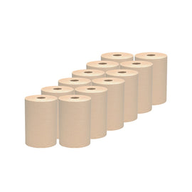Scott Hard Roll Towels, 1.5 Core, 8 x 400ft, Natural