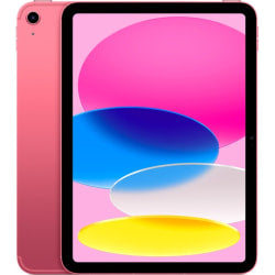 Apple iPad Tablet, 10.9in Touch Screen, 4GB Memory, 64GB Storage, 5G, Pink