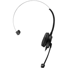 Load image into Gallery viewer, Adesso USB Single-Sided Headset With Adjustable Microphone, Black