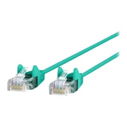 Belkin CAT6 Slim Gigabit Snagless UTP Ethernet Cable - 1 ft Category 6 Network Cable for Network Device, Notebook, Desktop Computer, Modem, Router, Wall Outlet - First End: 1 x RJ-45 Network - Male - Second End: 1 x RJ-45 Network - Male - 1 Gbit/s