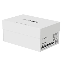 Just Basics Multi-Use Printer & Copy Paper, 8 Reams, White, Letter (8.5in x 11in), 4000 Sheets Per Case, 20 Lb, 92 Brightness