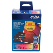 Load image into Gallery viewer, Brother LC79 Cyan, Magenta, Yellow Ink Cartridges, Pack Of 3, LC793PKS