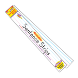 TREND Wipe-Off Sentence Strips, 3in x 24in, White, Kindergarten - Grade 6, 30 Strips Per Pack, Set Of 4 Packs