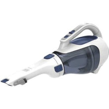 Load image into Gallery viewer, Black &amp; Decker Cordless Lithium Hand Vacuum - 21 W Air Watts - Bagless - Crevice Tool, Upholstery Tool, Brush, Nozzle, Filter - Battery - Battery Rechargeable - 10.8 V DC - 2.50 A - White, Midnight Blue, Black