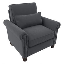 Load image into Gallery viewer, Bush Furniture Coventry Accent Chair With Arms, Dark Gray, Standard Delivery