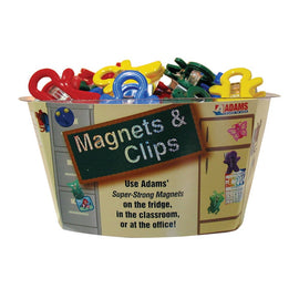 Adams Magnet Man Magnets, 1in, Multicolor, Pack Of 40