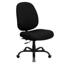 Load image into Gallery viewer, Flash Furniture HERCULES Ergonomic Fabric High-Back Big And Tall Swivel Chair, Black