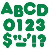 TREND Ready Letters, Casual Uppercase, 4in, Kelly Green, Pack Of 72