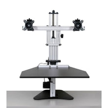 Load image into Gallery viewer, Ergo Desktop Electric Kangaroo Elite Stand, 27 1/2inH x 28inW x 28inD, Black, Standard Delivery