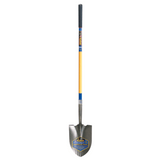 Jackson Kodiak Round-Point Serrated Shovel with Fiberglass Handle, 8-3/4in Width Blade
