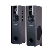 Load image into Gallery viewer, BeFree Sound 2.1-Channel Bluetooth Home Theater Tower Speakers, 26-5/8inH x 14-15/16inW x 16-5/8in, Black, 99595512M