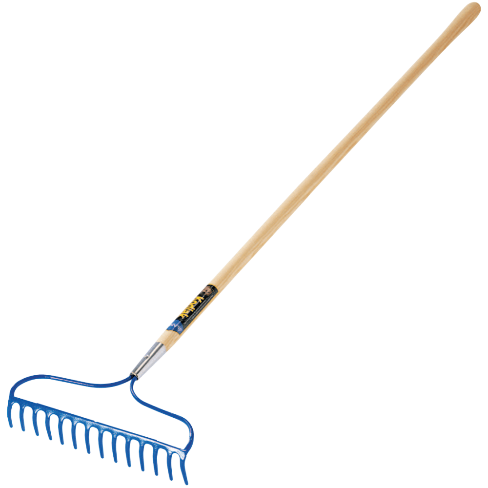 Kodiak Forged Steel Bow Rake, 14inÂ Blade, 60inÂ handle