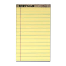 Load image into Gallery viewer, TOPS Second Nature 100% Recycled Writing Pads, 8 1/2in x 14in, Legal Ruled, 50 Sheets, Canary, Pack Of 12 Pads