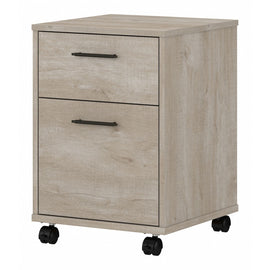 Bush Business Furniture Key West 15-3/4inD Vertical 2-Drawer Mobile File Cabinet, Washed Gray, Delivery