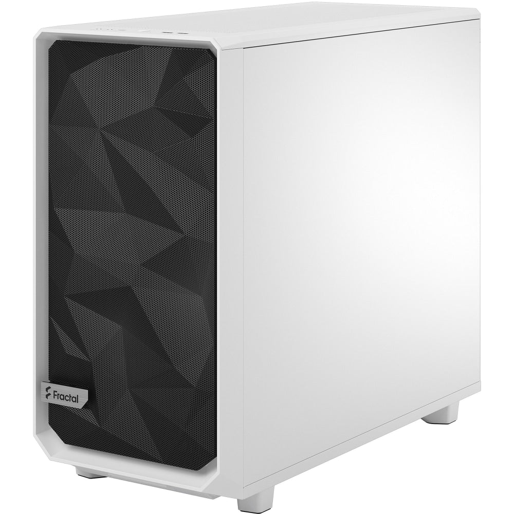 Fractal Design Meshify 2 Computer Case - White - Steel, Tempered Glass - 8 x Bay - 3 x 5.51in x Fan(s) Installed - 0 - EATX, ATX, Micro ATX, Mini ITX Motherboard Supported - 9 x Fan(s) Supported