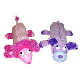 Inkology Bug Eye Pencil Pouches, 3in x 11-1/2in, Poodle/Schnauzer, Pack Of 6 Pouches