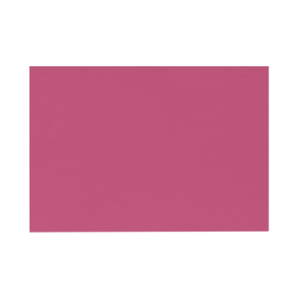 LUX Flat Cards, A2, 4 1/4in x 5 1/2in, Magenta Pink, Pack Of 1,000