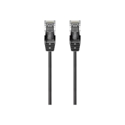 Belkin CAT6 Slim Gigabit Snagless UTP Ethernet Cable - 1 ft Category 6 Network Cable for Network Device, Notebook, Desktop Computer, Modem, Router, Wall Outlet - First End: 1 x RJ-45 Network - Male - Second End: 1 x RJ-45 Network - Male - 1 Gbit/s