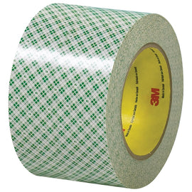 3M 410 Double-Sided Masking Tape, 3in Core, 3in x 108ft, Off-White, Case Of 3