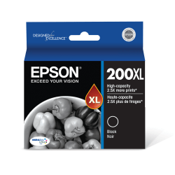 Epson 200XL DuraBrite Black High-Yield Ink Cartridge T200XL120-S