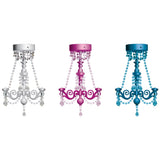 Inkology LED Locker Chandeliers, Assorted Colors, Pack Of 6 Chandeliers