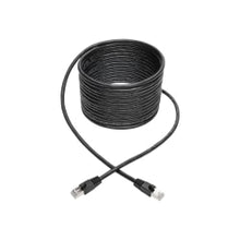 Load image into Gallery viewer, Tripp Lite Cat6a Snagless Shielded STP Patch Cable 10G, PoE, Black M/M 20ft