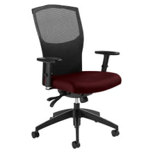 Load image into Gallery viewer, Global Alero Mid-Back Tilter Chair, Red Rose/Black