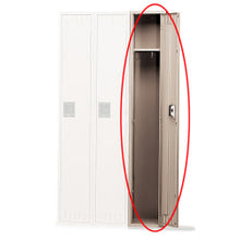 Load image into Gallery viewer, Tennsco Single-Tier Locker, 1-Wide, 72inH x 12inW x 18inD, Medium Gray