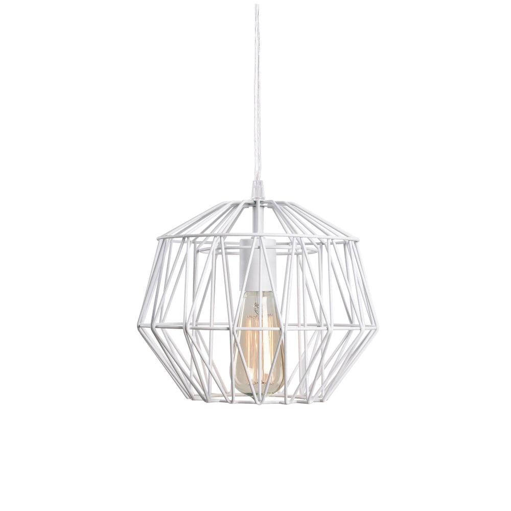 Kenroy Home Mindi 1-Light Swag Pendant, 10inW, Weathered White