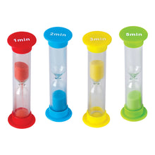 Load image into Gallery viewer, Teacher Created Resources Small Sand Timers Combo Pack, Ages 3-11, Pack Of 20