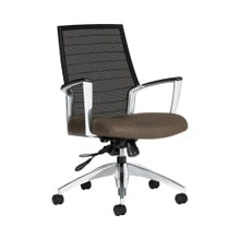 Load image into Gallery viewer, Global Accord Mesh Mid-Back Tilter Chair, 37inH x 25inW x 25inD, Earth