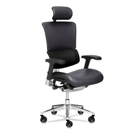 X-Chair X-Tech Ultimate Ergonomic Brisa Fabric High-Back Executive Chair, Midnight