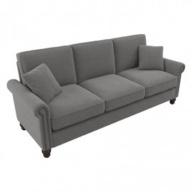 Bush Furniture Coventry 85inW Sofa, French Gray Herringbone, Standard Delivery