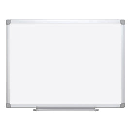 Bi silque Earth It Dry-Erase Whiteboard, Enamel, 36in x 24in, Aluminum Frame With Silver Finish