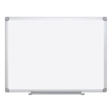 Bi silque Earth It Dry-Erase Whiteboard, Enamel, 36in x 24in, Aluminum Frame With Silver Finish