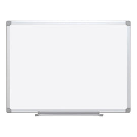Bi silque Earth it Magnetic Dry-Erase Whiteboard, 48in x 72in, Aluminum Frame With Silver Finish