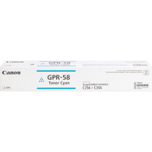 Load image into Gallery viewer, Canon GPR-58 Cyan High Yield Toner Cartridge, 2183C003